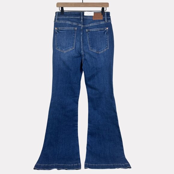 Judy Blue Los Angeles Flare High Waist Jeans Womens 11/30 Blue Five Pocket - Picture 2 of 10